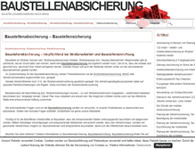 Tablet Screenshot of df-baustellenabsicherung.de